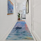 Impression Sunrise by Claude Monet Area Rug Sizes - In Context (vertical)