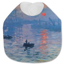 Impression Sunrise by Claude Monet Jersey Knit Baby Bib