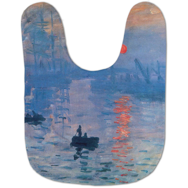Impression Sunrise by Claude Monet Baby Bib - AFT flat