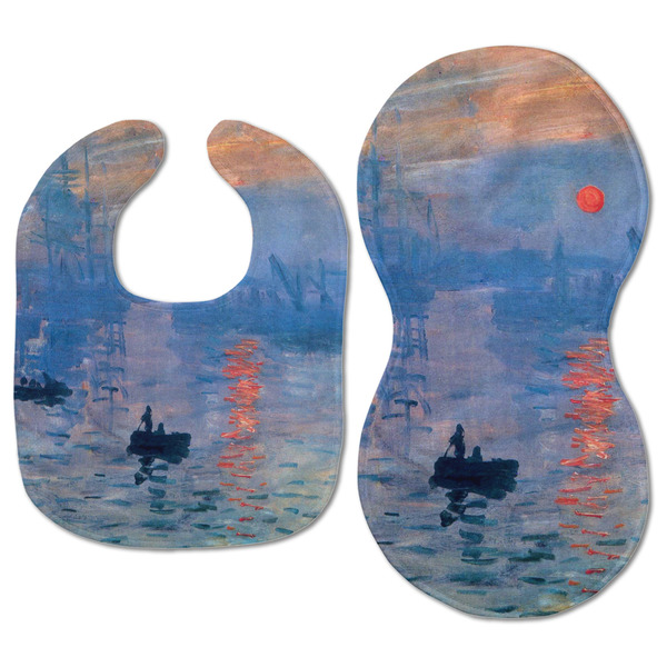 Impression Sunrise by Claude Monet Baby Bib & Burp Set - Approval (new bib & burp)