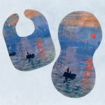 Impression Sunrise by Claude Monet Baby Bib & Burp Set