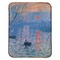 Impression Sunrise by Claude Monet Baby Sherpa Blanket - Flat
