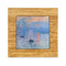 Impression Sunrise by Claude Monet Bamboo Trivet with 6" Tile - FRONT
