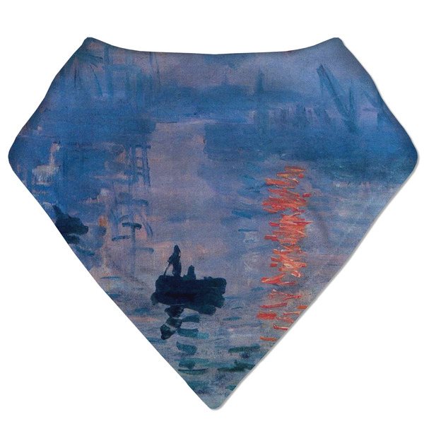 Custom Impression Sunrise by Claude Monet Bandana Bib