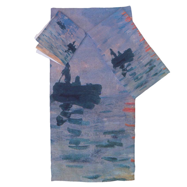 Custom Impression Sunrise by Claude Monet Bath Towel Set - 3 Pcs