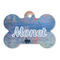 Impression Sunrise by Claude Monet Bone Shaped Dog ID Tag - Large - Front