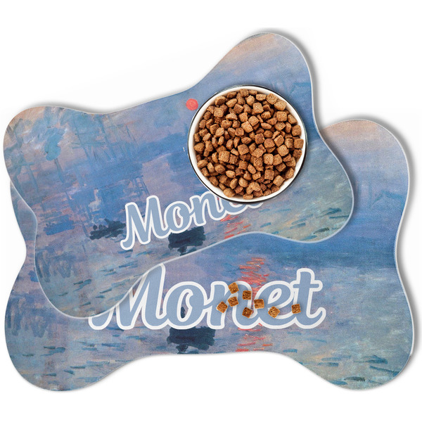 Impression Sunrise by Claude Monet Bone Shaped Dog Mats - MAIN