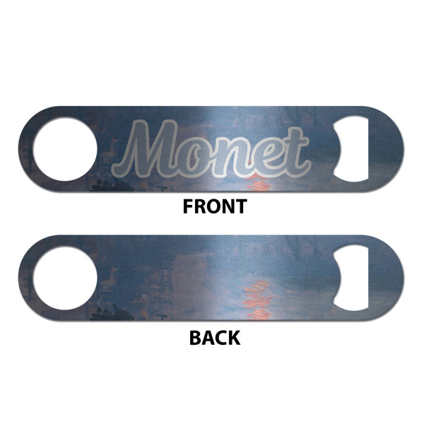 Impression Sunrise by Claude Monet Bottle Opener - Front & Back