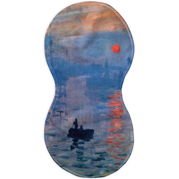 Impression Sunrise by Claude Monet Burp Peanut Shaped Flat