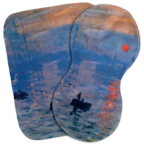 Custom Impression Sunrise by Claude Monet Burp Cloth
