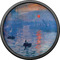 Impression Sunrise by Claude Monet Cabinet Knob - Black - Front