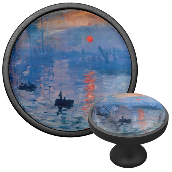 Impression Sunrise by Claude Monet Cabinet Knob - Black - Multi Angle