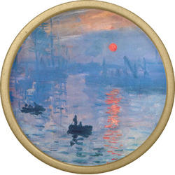 Impression Sunrise by Claude Monet Cabinet Knob - Gold