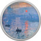 Impression Sunrise by Claude Monet Cabinet Knob - Nickel - Front