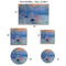 Impression Sunrise by Claude Monet Car Magnets - SIZE CHART