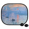 Impression Sunrise by Claude Monet Car Sun Shade- Black