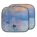 Impression Sunrise by Claude Monet Car Sun Shade - Two Piece