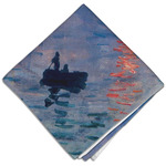 Impression Sunrise by Claude Monet Cloth Dinner Napkin - Single