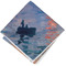 Impression Sunrise by Claude Monet Cloth Napkins - Personalized Lunch (Folded Four Corners)