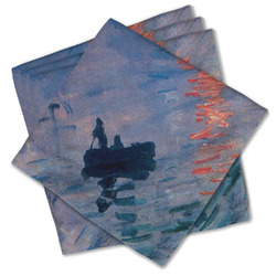 Impression Sunrise by Claude Monet Cloth Cocktail Napkins - Set of 4