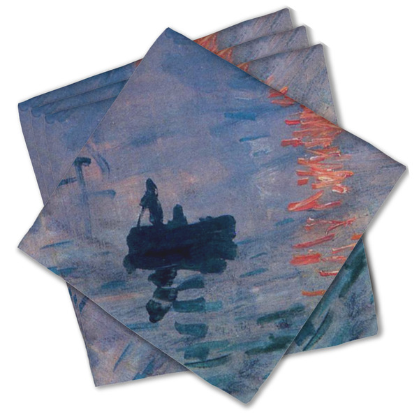 Impression Sunrise by Claude Monet Cloth Napkins - Personalized Lunch (PARENT MAIN Set of 4)
