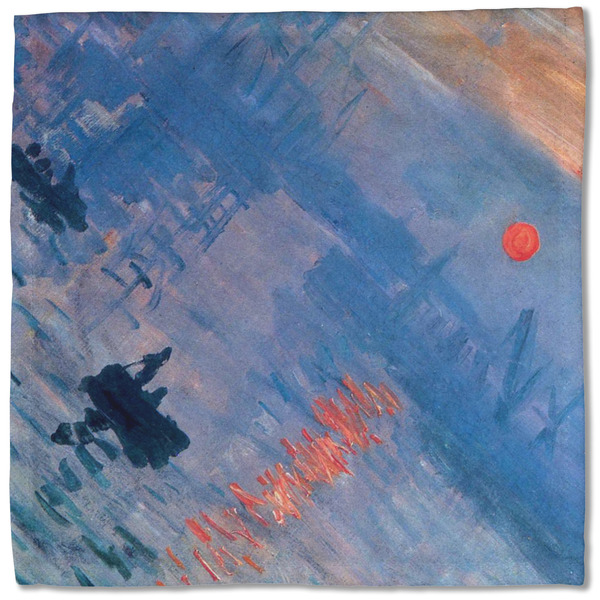 Impression Sunrise by Claude Monet Cloth Napkins - Personalized Lunch (Single Full Open)