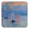 Impression Sunrise by Claude Monet Coaster Set - FRONT (one)