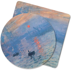 Impression Sunrise by Claude Monet Rubber Backed Coaster