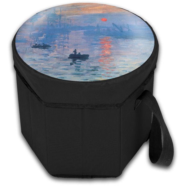 Impression Sunrise Collapsible Personalized Cooler & Seat (Closed)