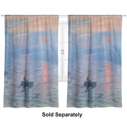 Impression Sunrise by Claude Monet Curtain Panel - Custom Size