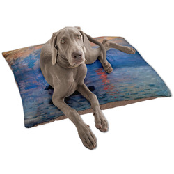 Impression Sunrise by Claude Monet Dog Bed - Large