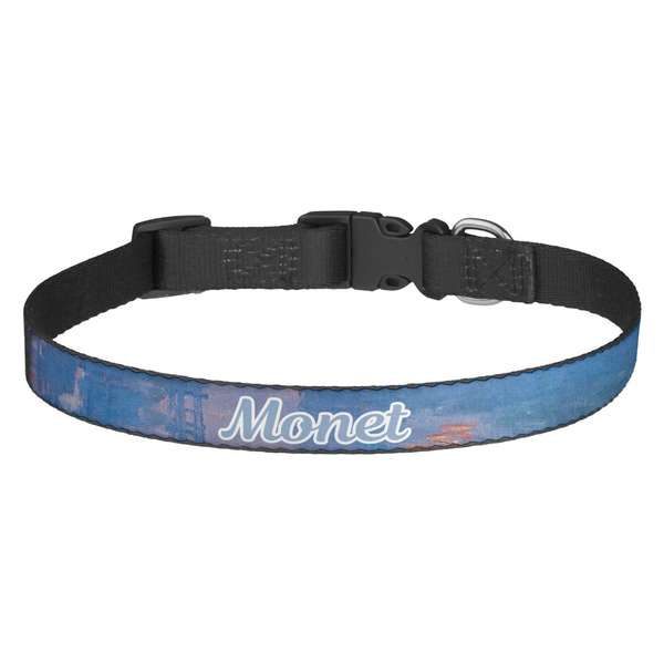 Custom Impression Sunrise by Claude Monet Dog Collar