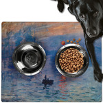 Impression Sunrise by Claude Monet Dog Food Mat - Large