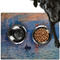 Impression Sunrise by Claude Monet Dog Food Mat - Large LIFESTYLE