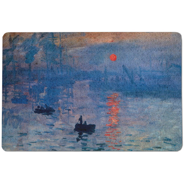 Impression Sunrise by Claude Monet Dog Food Mat - Small without bowls