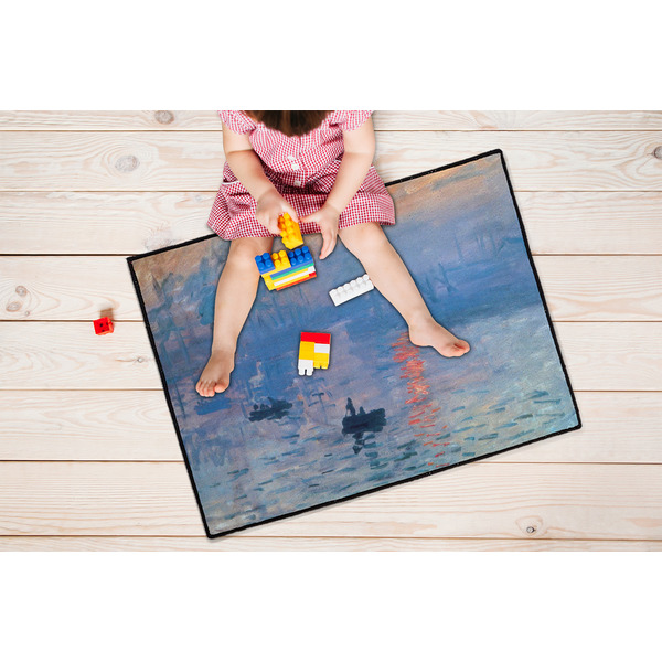 Impression Sunrise by Claude Monet Door Mats - LIFESTYLE kid