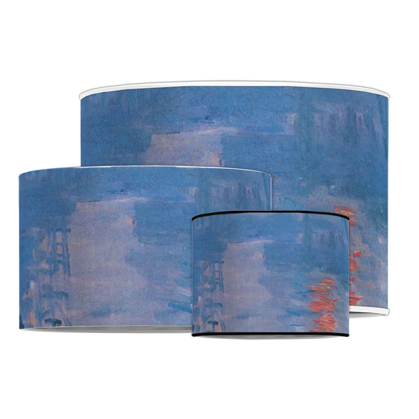Impression Sunrise by Claude Monet Drum Lampshades - MAIN