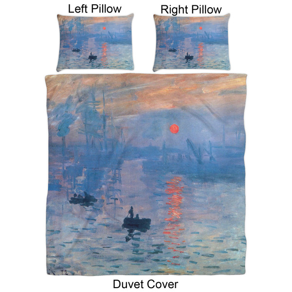 Impression Sunrise by Claude Monet Duvet Cover Set - Queen - Approval