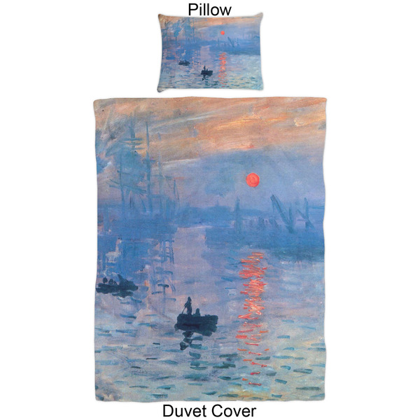 Impression Sunrise by Claude Monet Duvet Cover Set - Twin - Approval