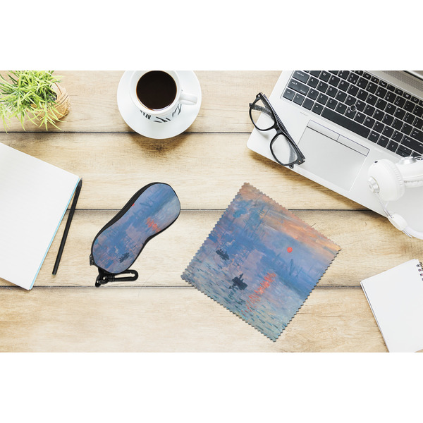 Impression Sunrise by Claude Monet Eyeglass Case and Cloth Set - LIFESTYLE
