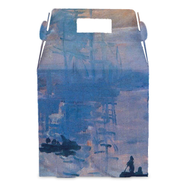 Impression Sunrise by Claude Monet Gable Favor Box - Front