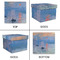 Impression Sunrise by Claude Monet Gift Boxes with Lid - Canvas Wrapped - Large - Approval