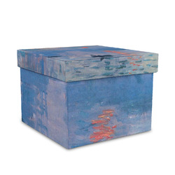 Impression Sunrise by Claude Monet Gift Box with Lid - Canvas Wrapped - Medium