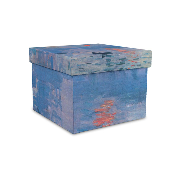 Custom Impression Sunrise by Claude Monet Gift Box with Lid - Canvas Wrapped - Small