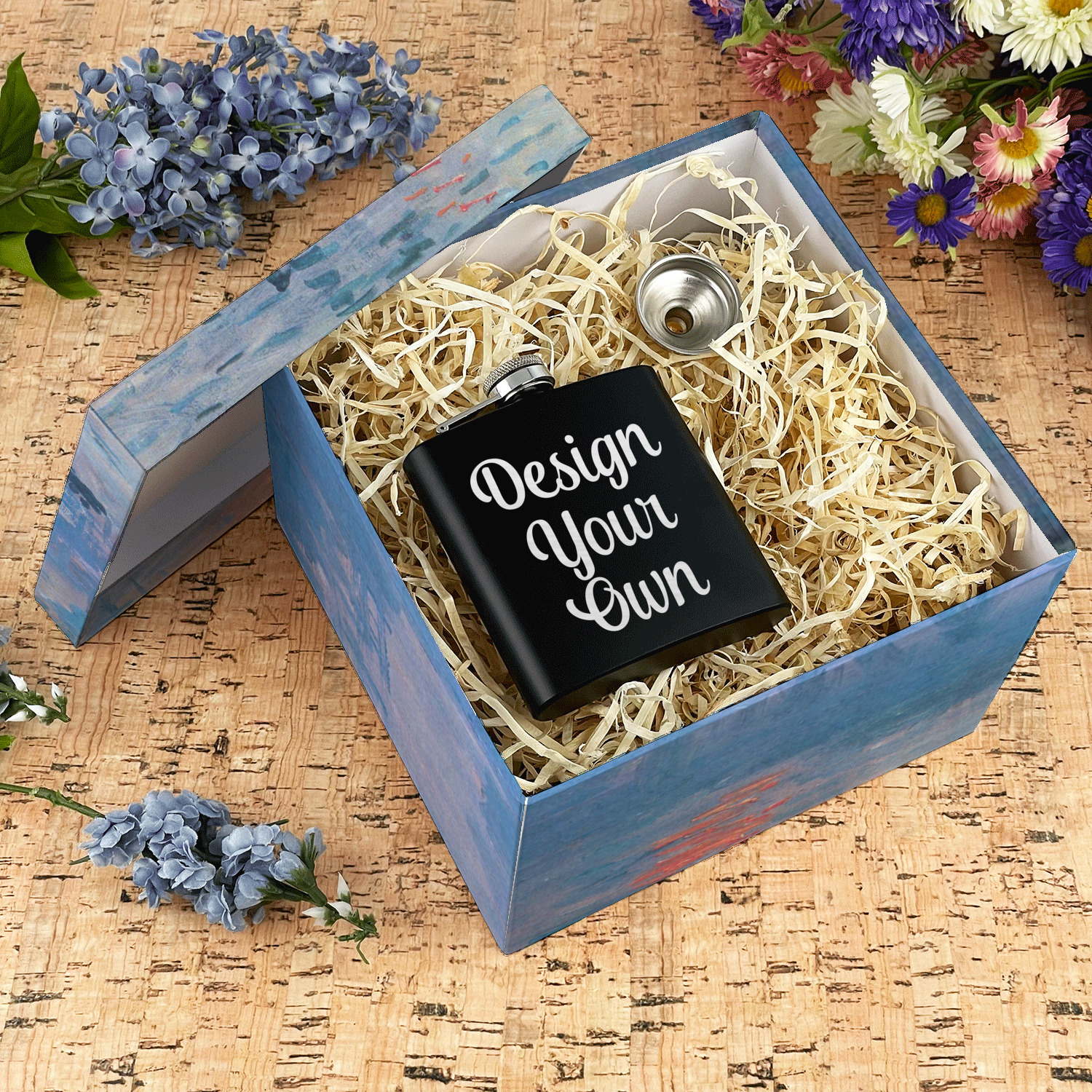 Custom Impression Sunrise by Claude Monet Gift Box with Lid