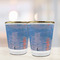 Impression Sunrise by Claude Monet Glass Shot Glass - with gold rim - LIFESTYLE