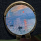 Impression Sunrise by Claude Monet Golf Ball Marker Hat Clip - Gold - Close Up