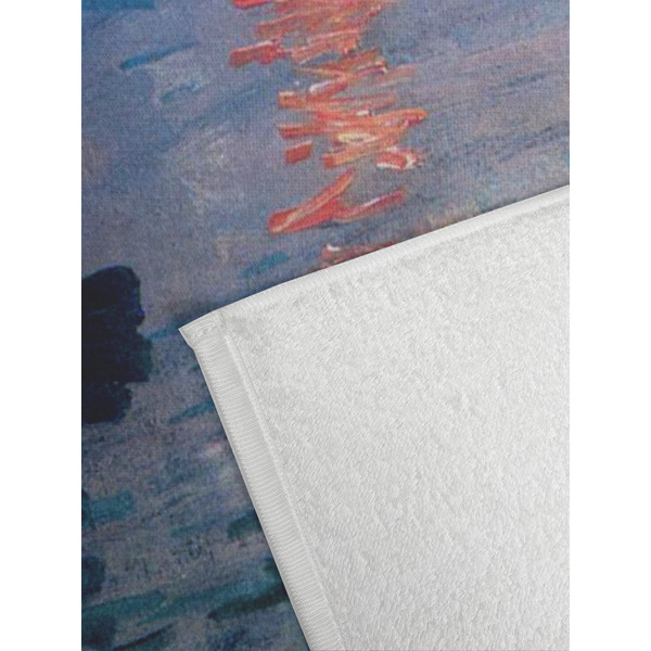 Impression Sunrise by Claude Monet Golf Towel - Detail
