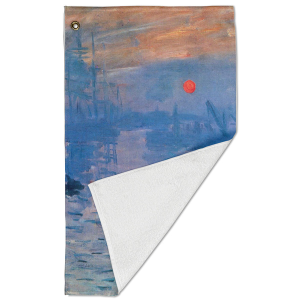 Impression Sunrise by Claude Monet Golf Towel - Folded (Large)