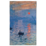 Impression Sunrise by Claude Monet Golf Towel - Poly-Cotton Blend